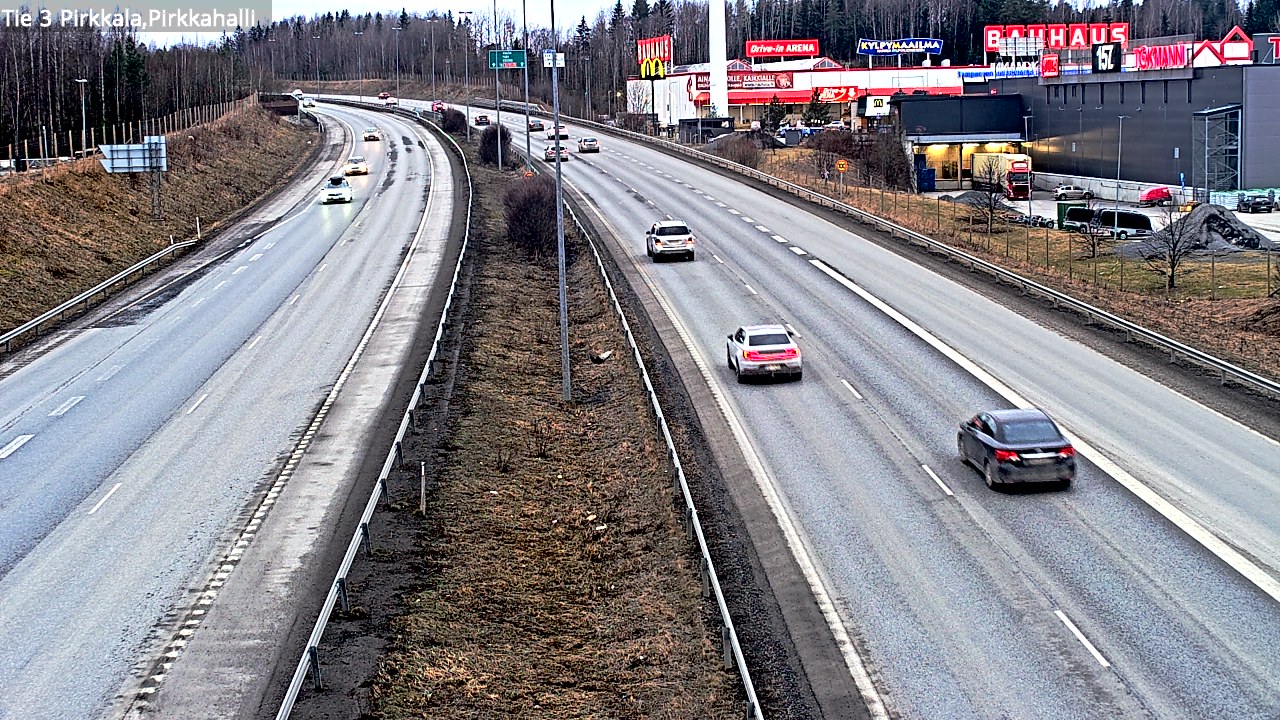 Kelikamerat Kuva Tie 3 Pirkkala, Pirkkahalli, Pirkkala, Pirkanmaa