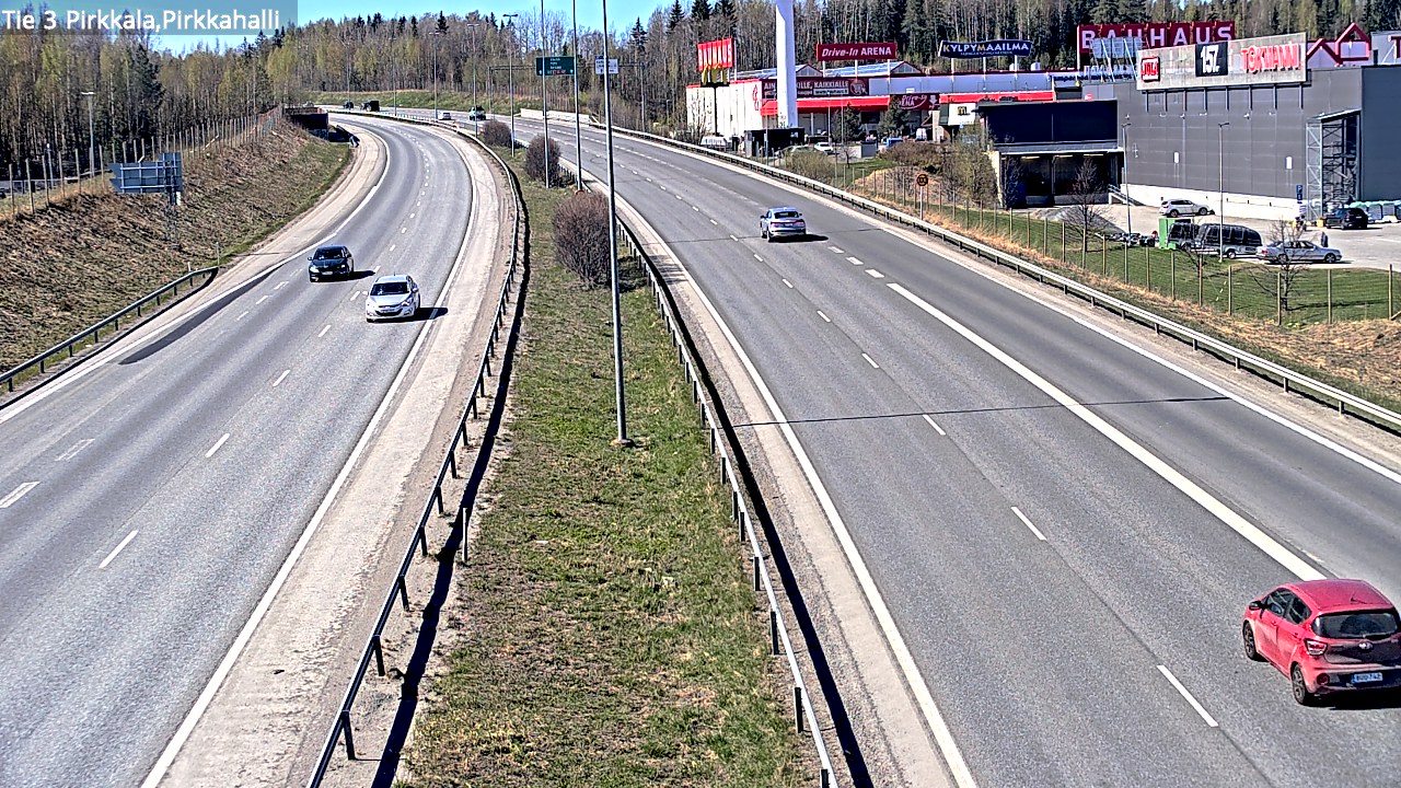 Weather Camera Image Road 3 Pirkkala, Pirkkahalli, Pirkkala, Pirkanmaa