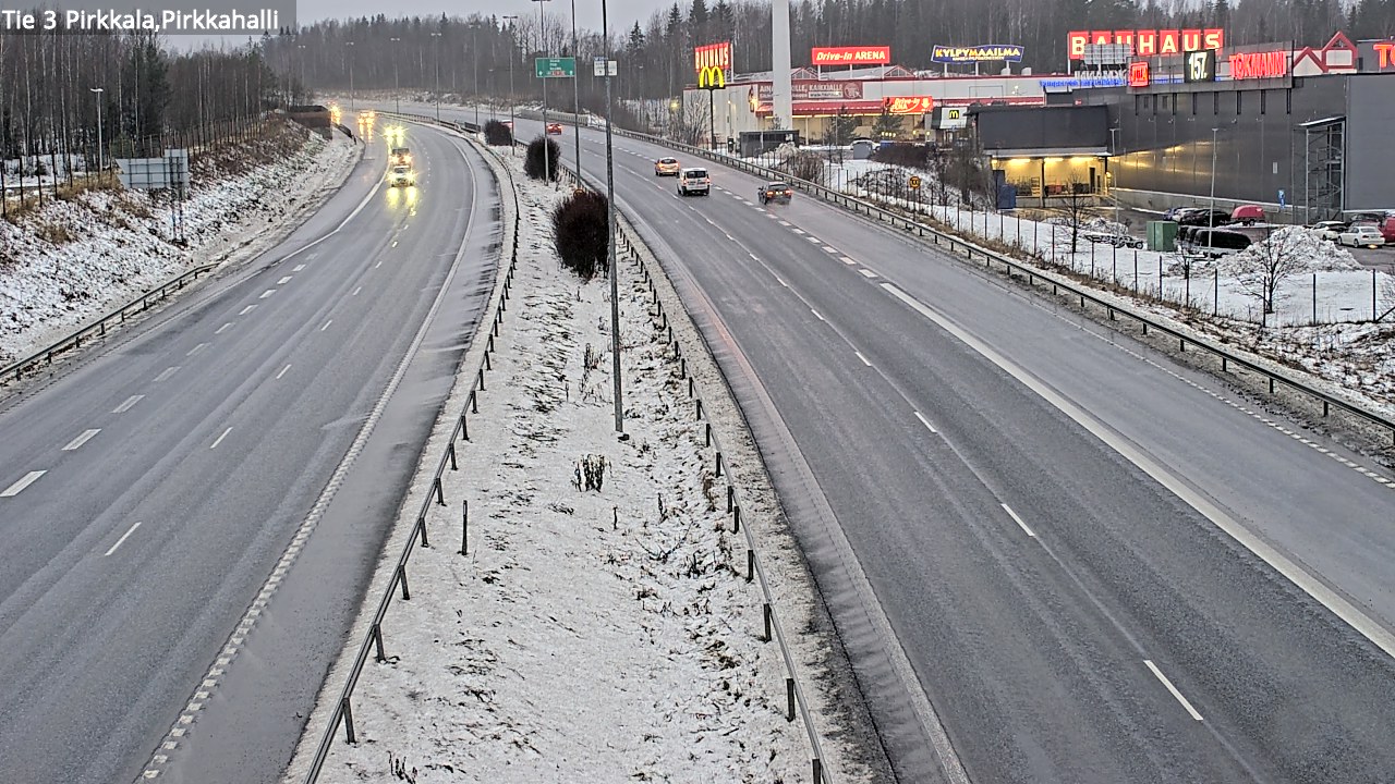 Weather Camera Image Väg 3 Birkala, Pirkkahalli, Pirkkala, Pirkanmaa