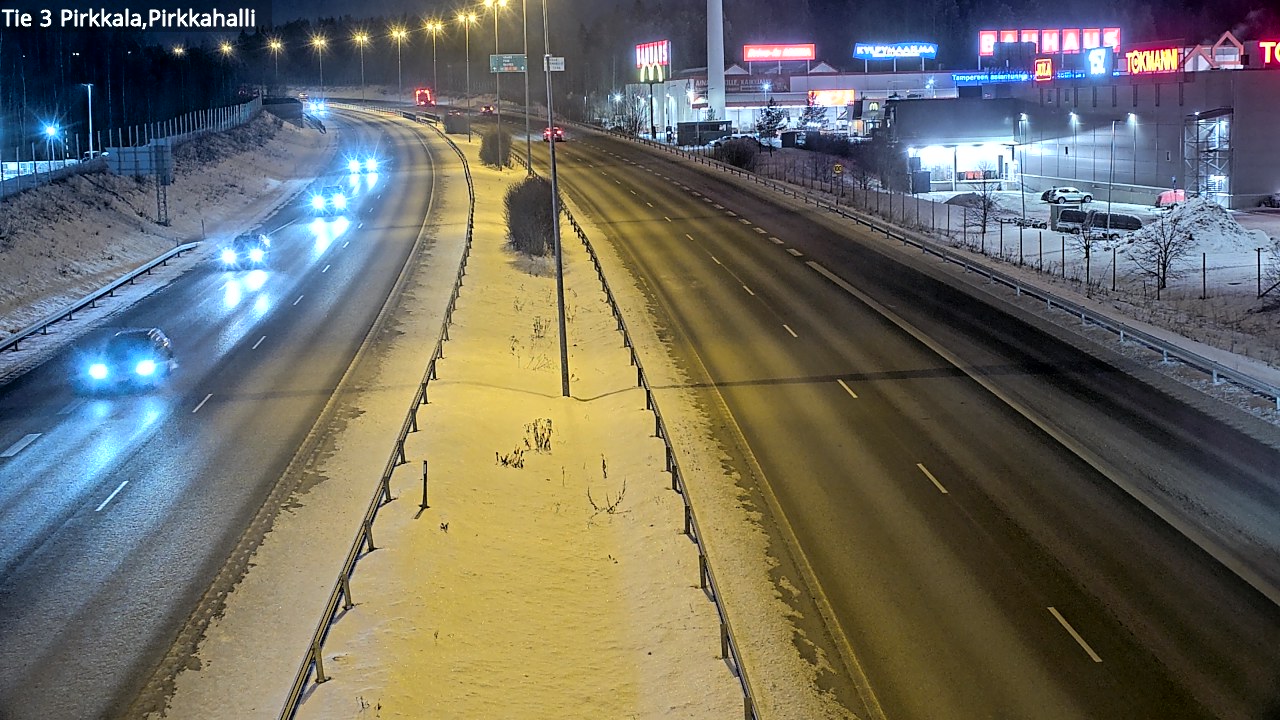 Weather Camera Image Road 3 Pirkkala, Pirkkahalli, Pirkkala, Pirkanmaa