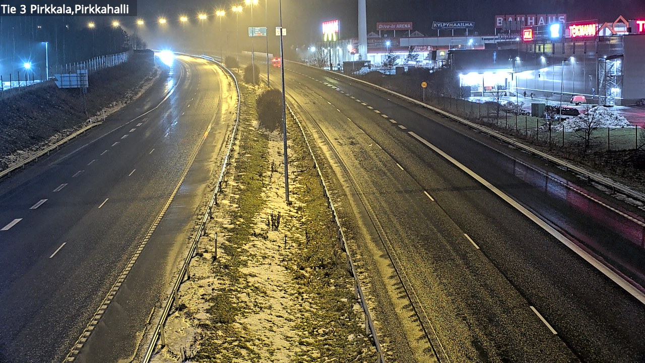Weather Camera Image Väg 3 Birkala, Pirkkahalli, Pirkkala, Pirkanmaa