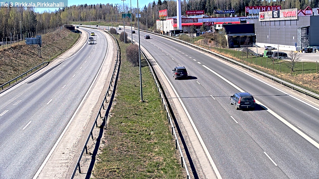 Weather Camera Image Road 3 Pirkkala, Pirkkahalli, Pirkkala, Pirkanmaa