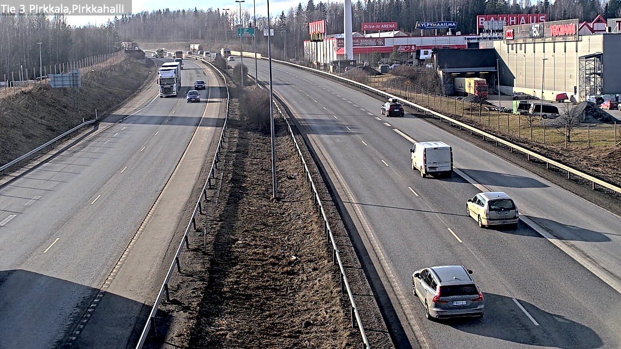 Weather Camera Image Väg 3 Birkala, Pirkkahalli, Pirkkala, Pirkanmaa