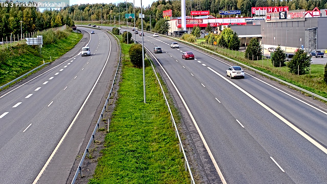 Kelikamerat Kuva Tie 3 Pirkkala, Pirkkahalli, Pirkkala, Pirkanmaa