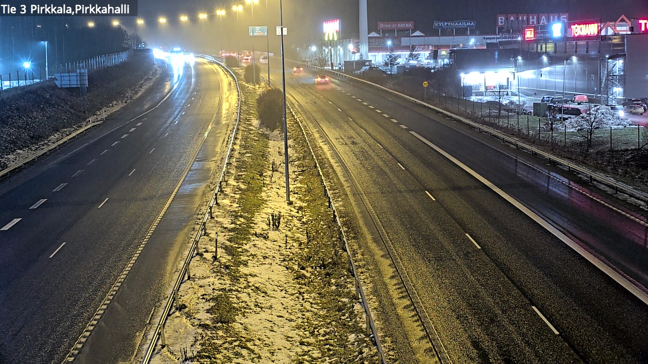 Weather Camera Image Väg 3 Birkala, Pirkkahalli, Pirkkala, Pirkanmaa
