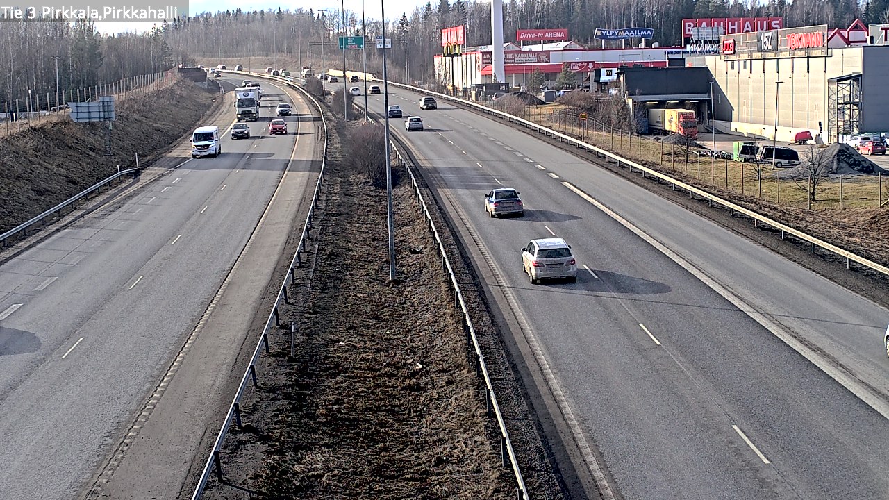 Weather Camera Image Väg 3 Birkala, Pirkkahalli, Pirkkala, Pirkanmaa