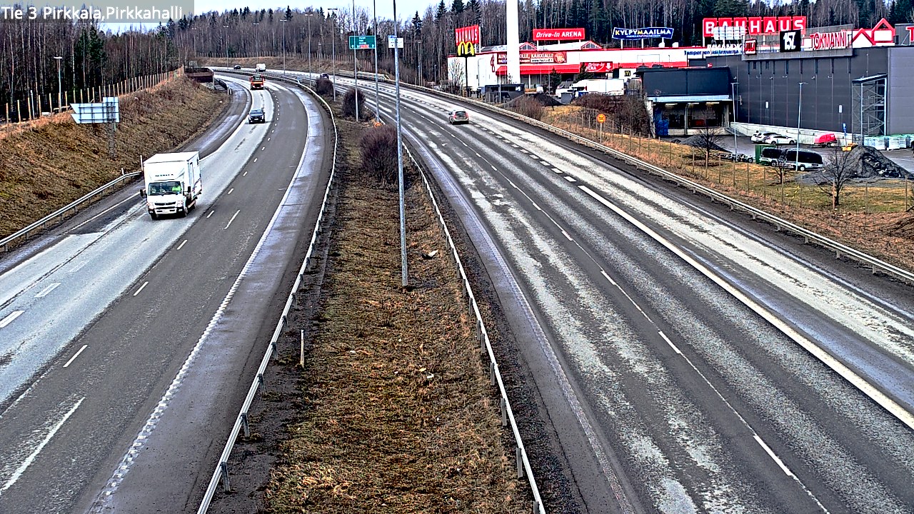 Weather Camera Image Väg 3 Birkala, Pirkkahalli, Pirkkala, Pirkanmaa