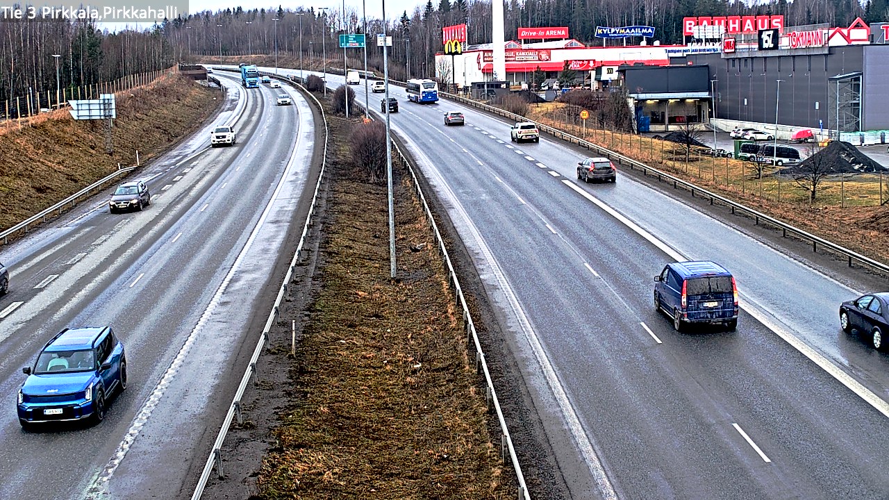 Kelikamerat Kuva Tie 3 Pirkkala, Pirkkahalli, Pirkkala, Pirkanmaa