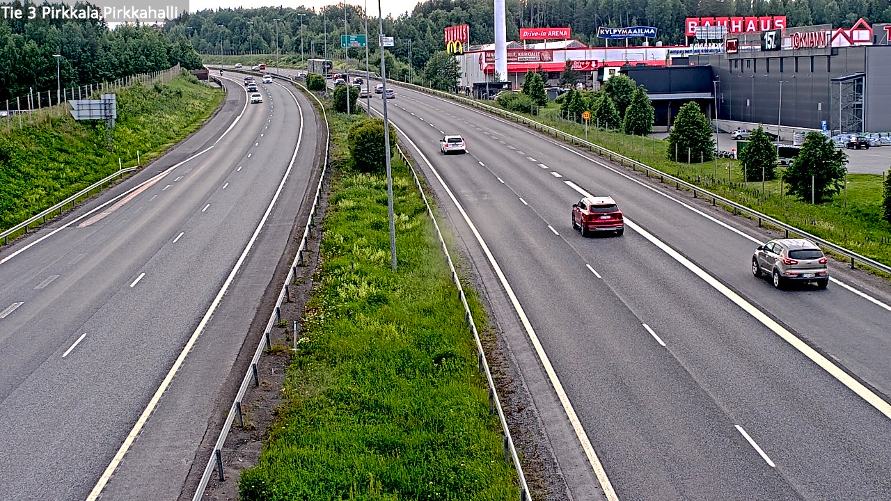 Kelikamerat Kuva Tie 3 Pirkkala, Pirkkahalli, Pirkkala, Pirkanmaa