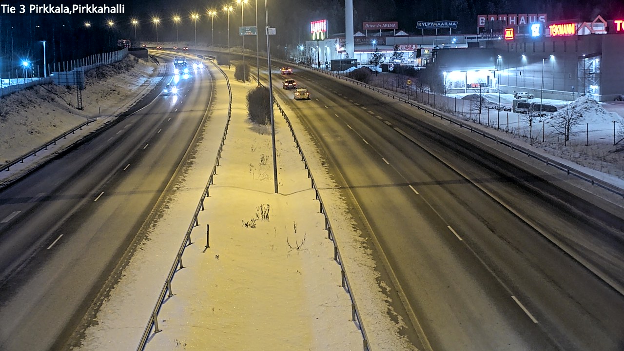 Kelikamerat Kuva Tie 3 Pirkkala, Pirkkahalli, Pirkkala, Pirkanmaa