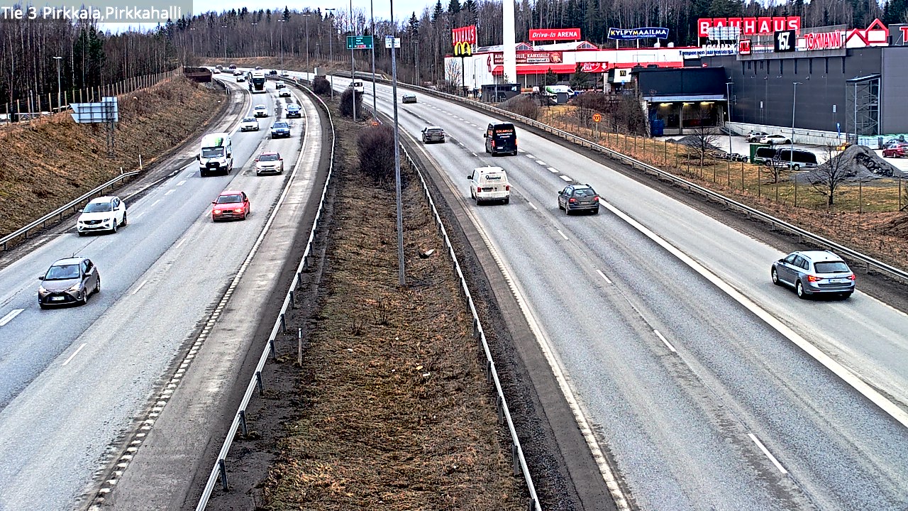 Kelikamerat Kuva Tie 3 Pirkkala, Pirkkahalli, Pirkkala, Pirkanmaa