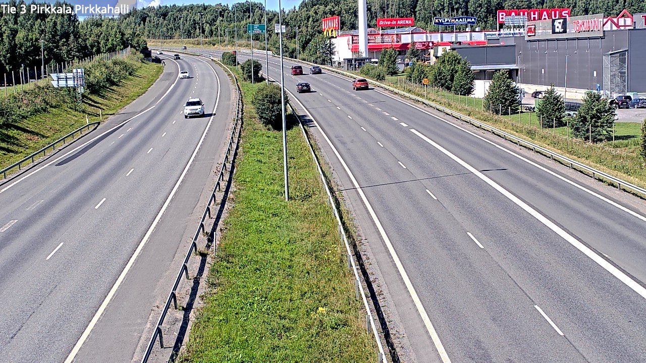 Kelikamerat Kuva Tie 3 Pirkkala, Pirkkahalli, Pirkkala, Pirkanmaa