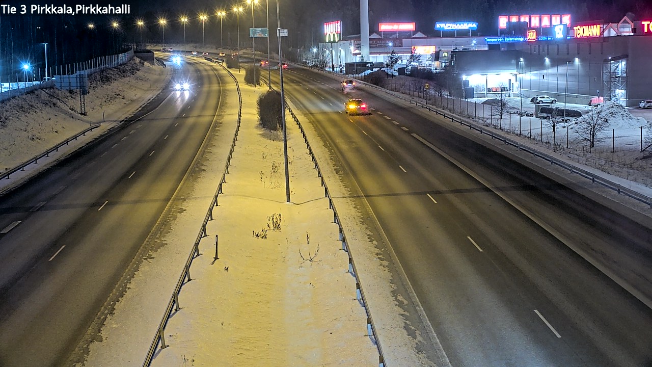 Weather Camera Image Road 3 Pirkkala, Pirkkahalli, Pirkkala, Pirkanmaa