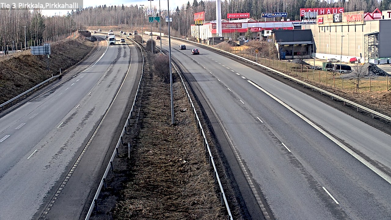 Weather Camera Image Väg 3 Birkala, Pirkkahalli, Pirkkala, Pirkanmaa
