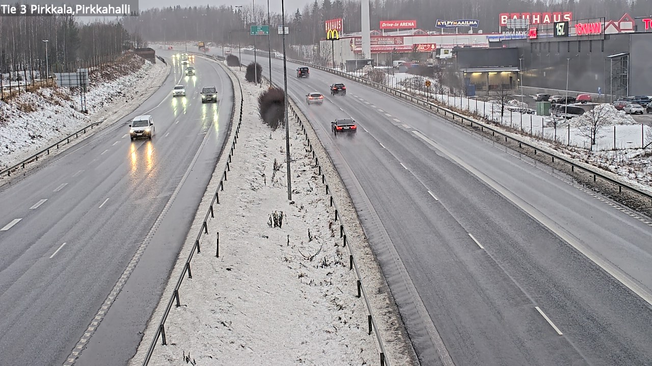 Weather Camera Image Väg 3 Birkala, Pirkkahalli, Pirkkala, Pirkanmaa