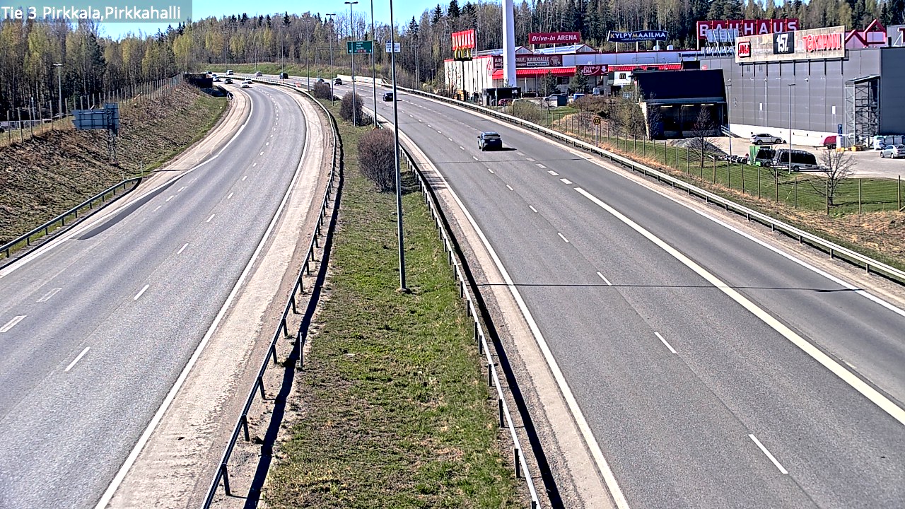 Weather Camera Image Road 3 Pirkkala, Pirkkahalli, Pirkkala, Pirkanmaa