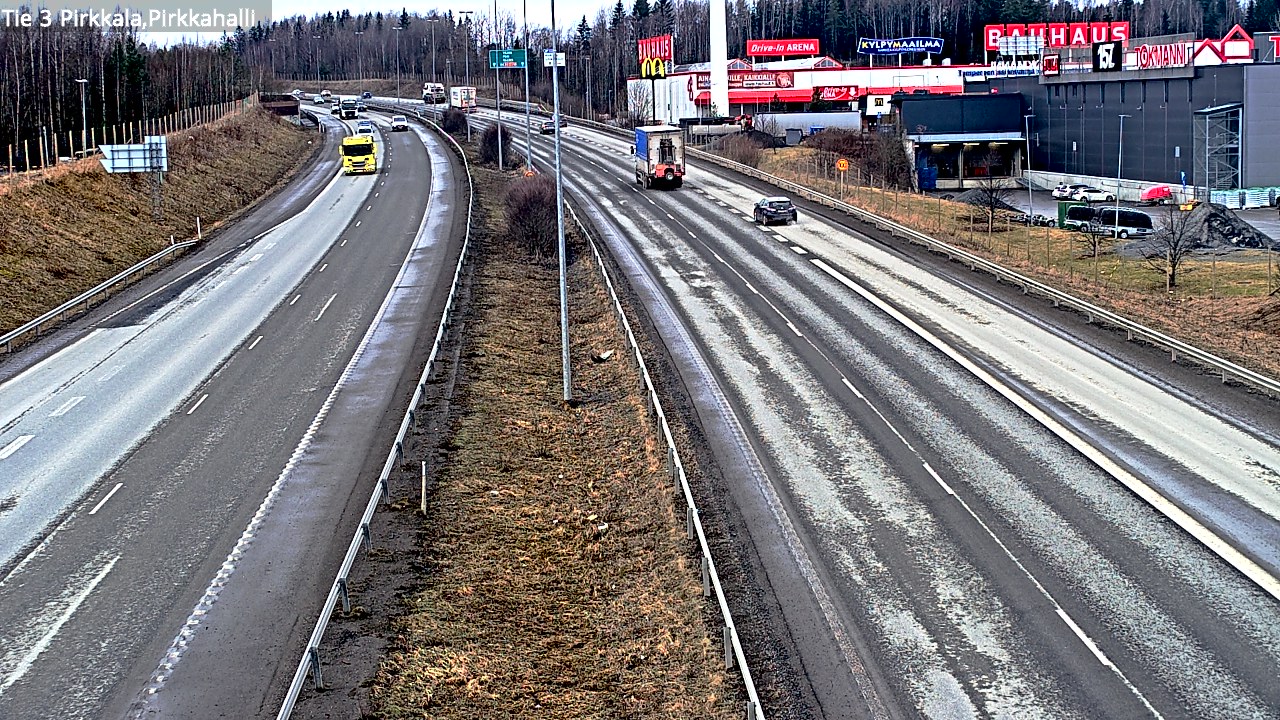 Weather Camera Image Väg 3 Birkala, Pirkkahalli, Pirkkala, Pirkanmaa