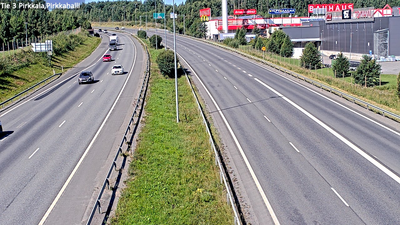 Kelikamerat Kuva Tie 3 Pirkkala, Pirkkahalli, Pirkkala, Pirkanmaa