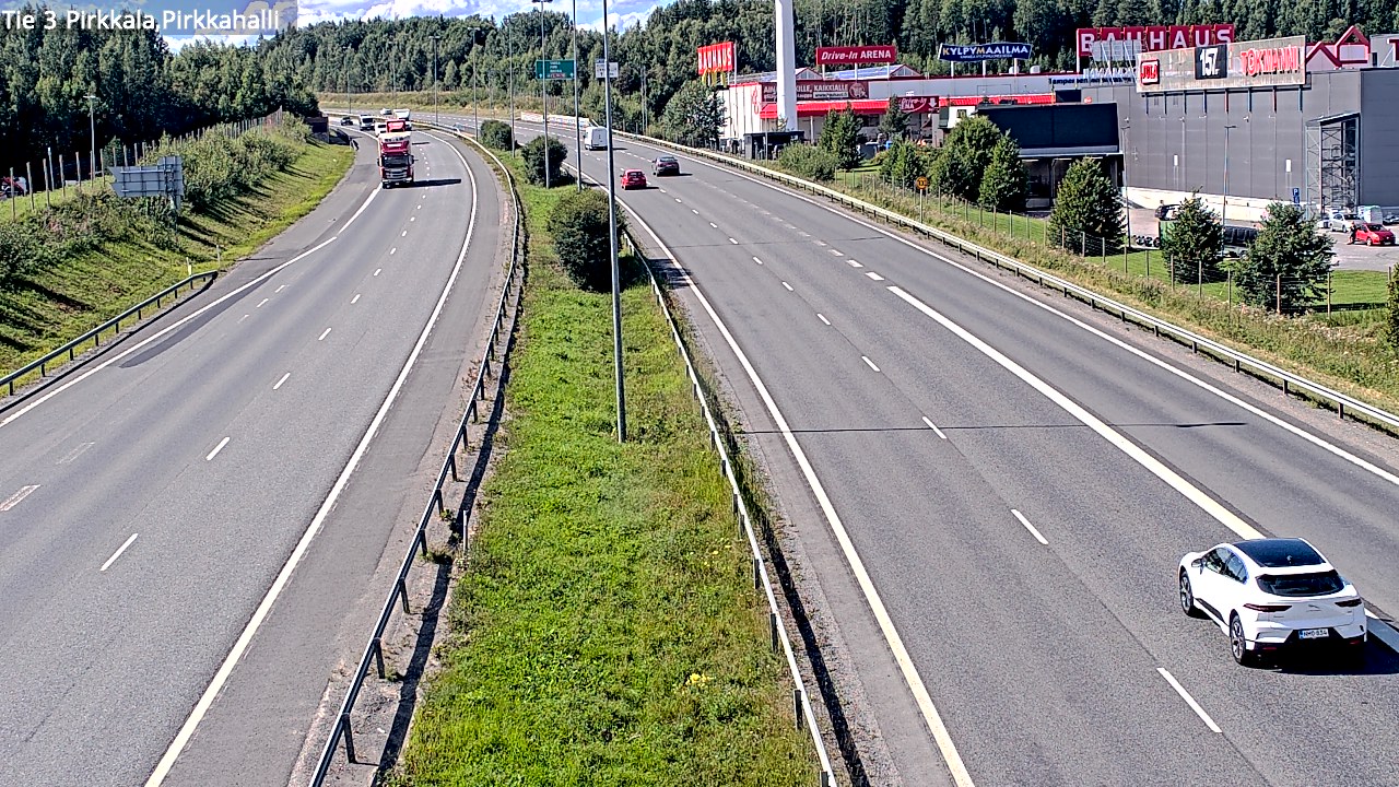 Kelikamerat Kuva Tie 3 Pirkkala, Pirkkahalli, Pirkkala, Pirkanmaa