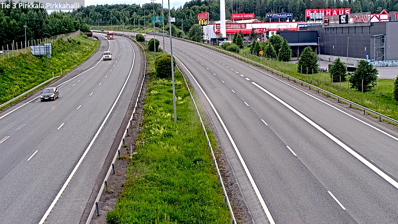 Kelikamerat Kuva Tie 3 Pirkkala, Pirkkahalli, Pirkkala, Pirkanmaa