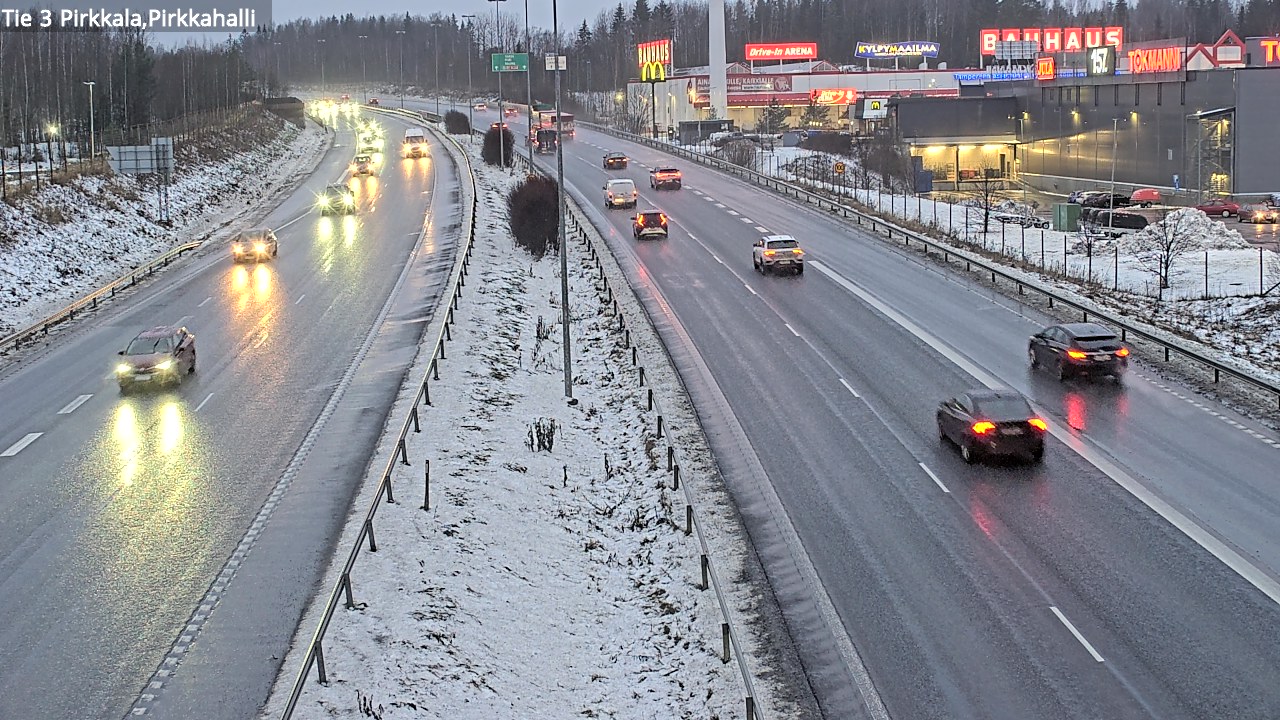 Weather Camera Image Väg 3 Birkala, Pirkkahalli, Pirkkala, Pirkanmaa