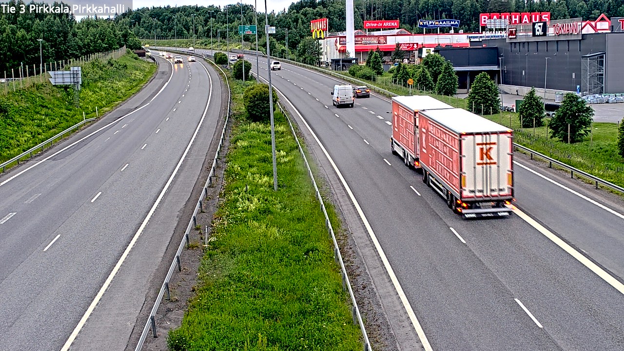 Kelikamerat Kuva Tie 3 Pirkkala, Pirkkahalli, Pirkkala, Pirkanmaa