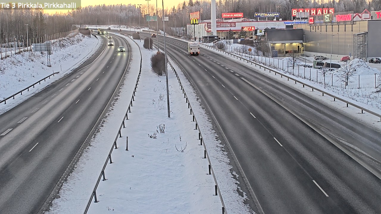 Kelikamerat Kuva Tie 3 Pirkkala, Pirkkahalli, Pirkkala, Pirkanmaa