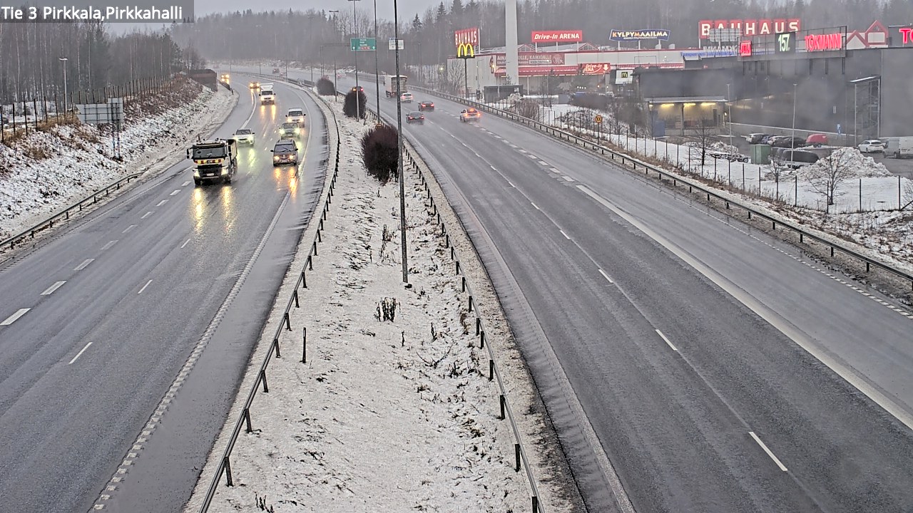 Weather Camera Image Väg 3 Birkala, Pirkkahalli, Pirkkala, Pirkanmaa