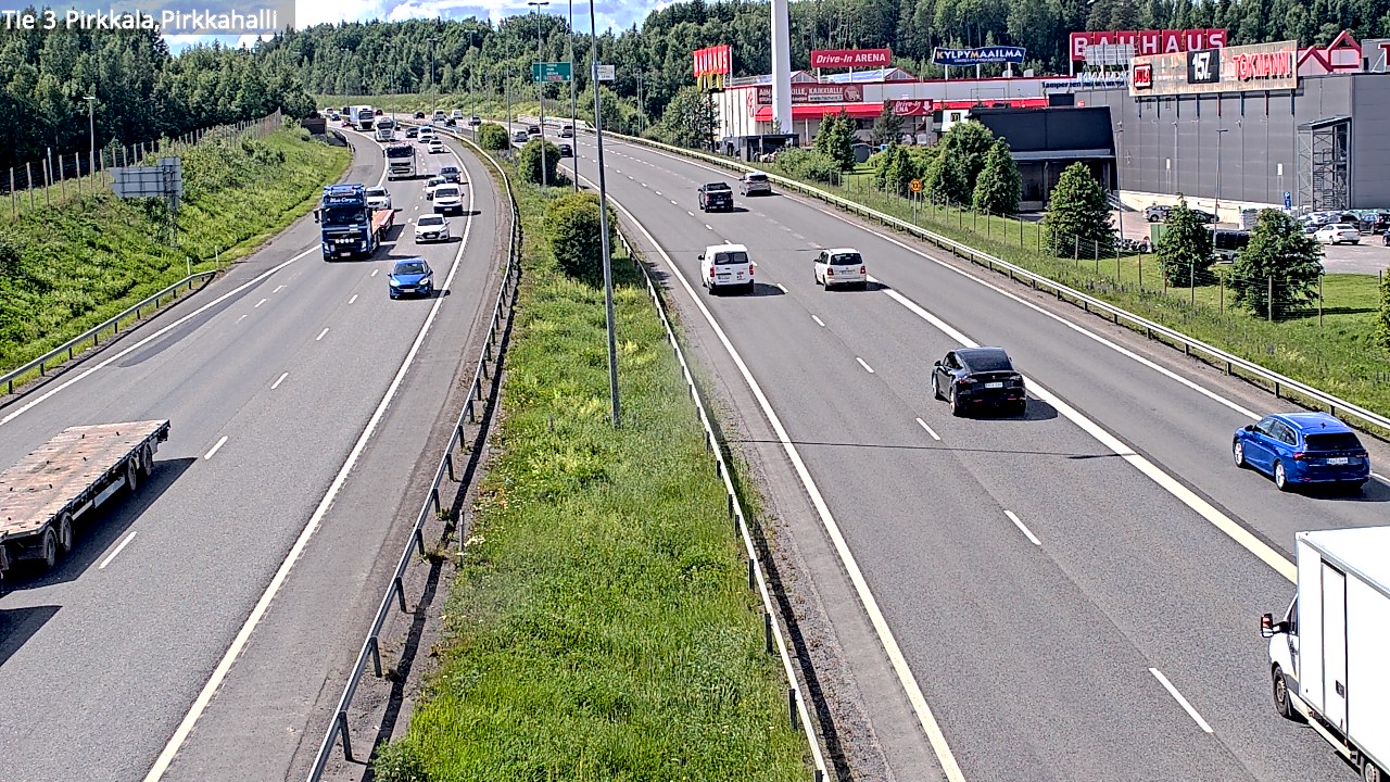 Kelikamerat Kuva Tie 3 Pirkkala, Pirkkahalli, Pirkkala, Pirkanmaa