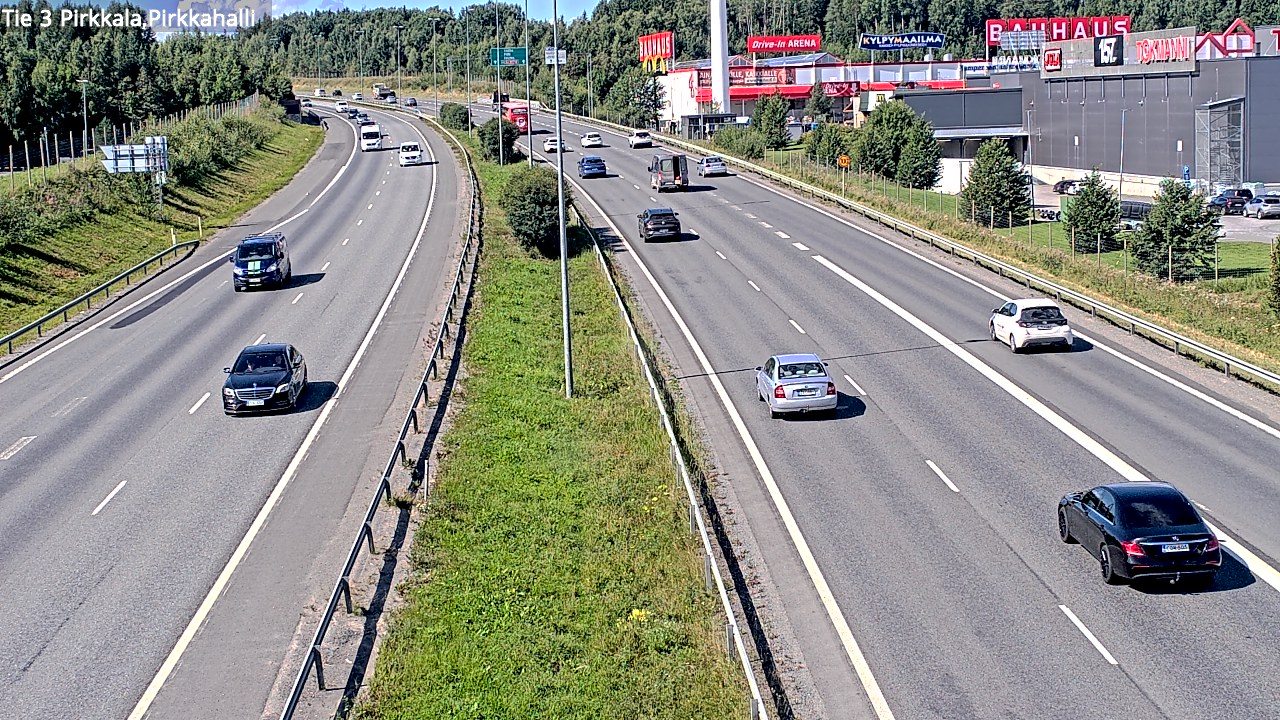 Kelikamerat Kuva Tie 3 Pirkkala, Pirkkahalli, Pirkkala, Pirkanmaa