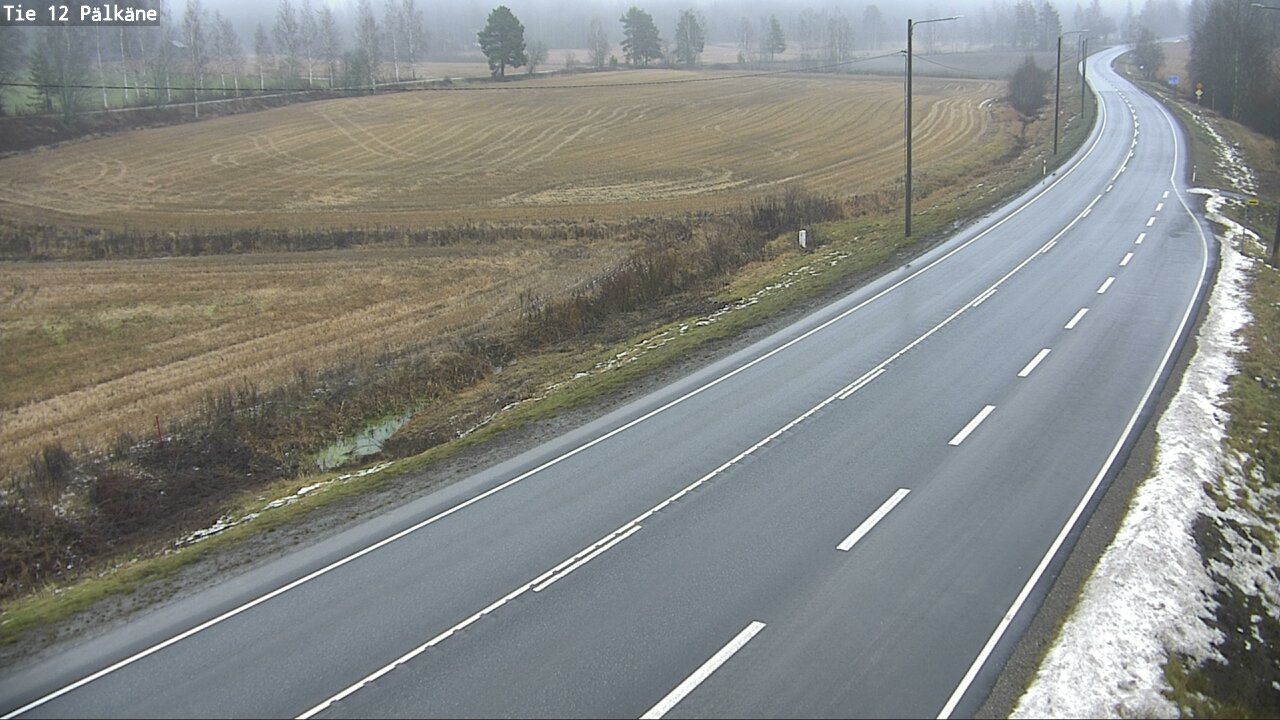 Weather Camera Image Väg 12 Pälkäne, Pälkäne, Pirkanmaa