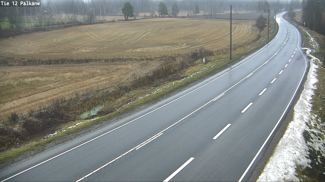 Weather Camera Image Väg 12 Pälkäne, Pälkäne, Pirkanmaa