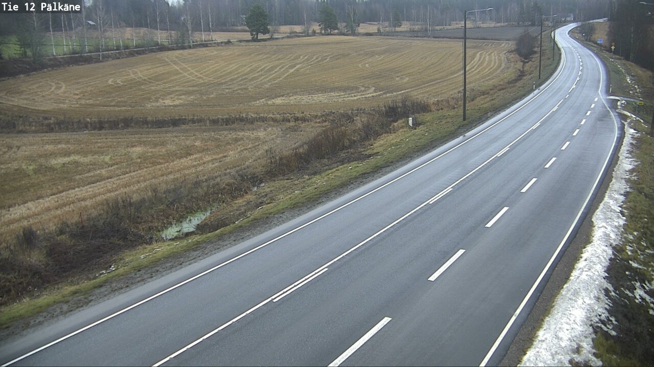 Weather Camera Image Väg 12 Pälkäne, Pälkäne, Pirkanmaa