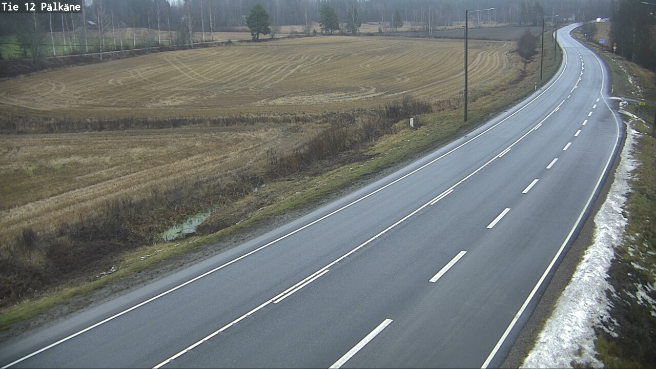 Weather Camera Image Väg 12 Pälkäne, Pälkäne, Pirkanmaa