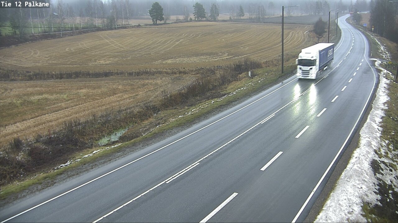 Weather Camera Image Väg 12 Pälkäne, Pälkäne, Pirkanmaa