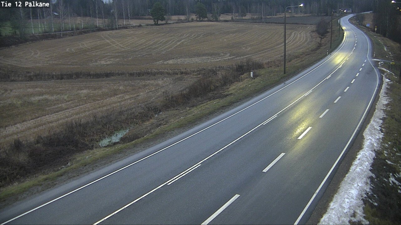 Weather Camera Image Väg 12 Pälkäne, Pälkäne, Pirkanmaa