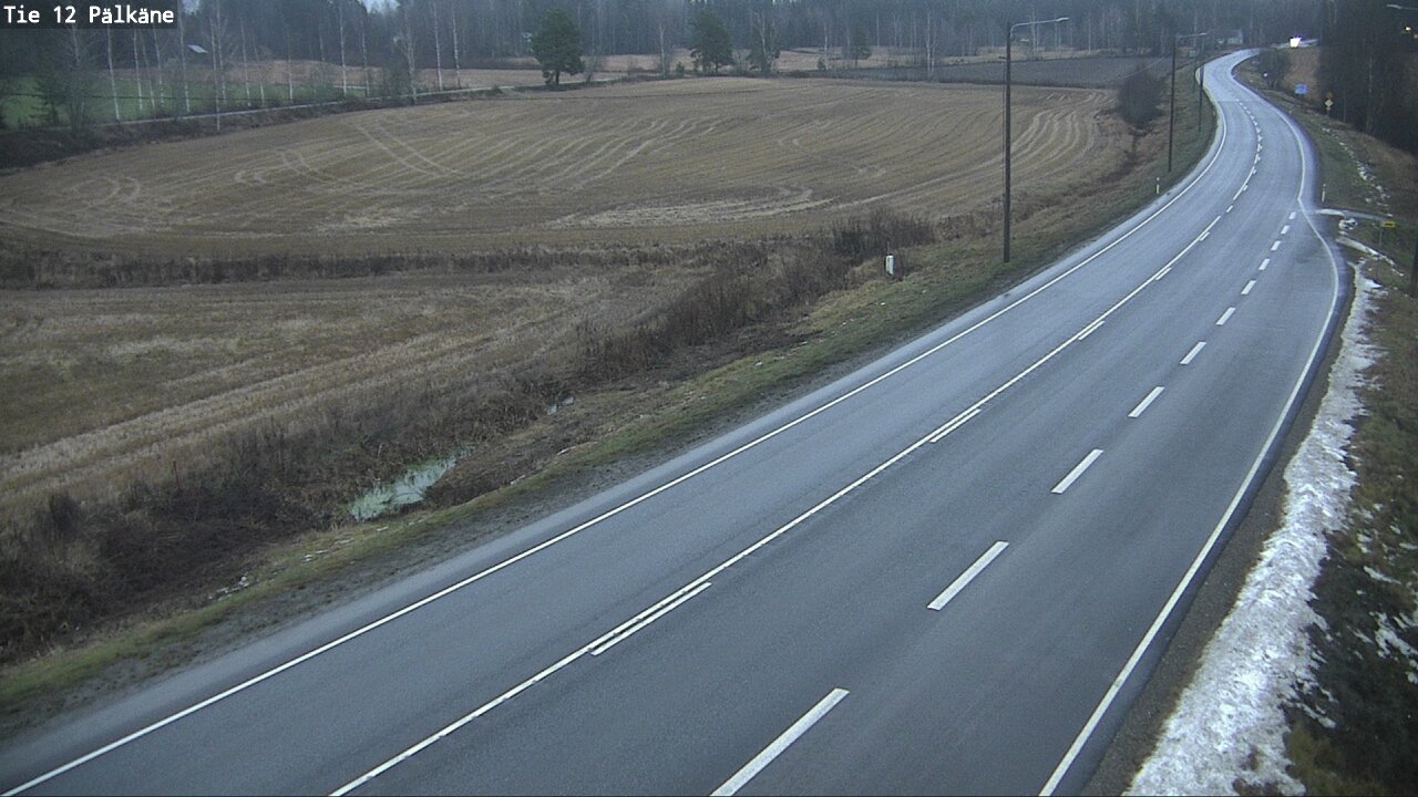 Weather Camera Image Väg 12 Pälkäne, Pälkäne, Pirkanmaa