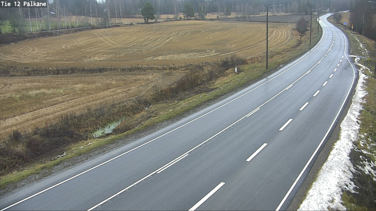 Weather Camera Image Väg 12 Pälkäne, Pälkäne, Pirkanmaa