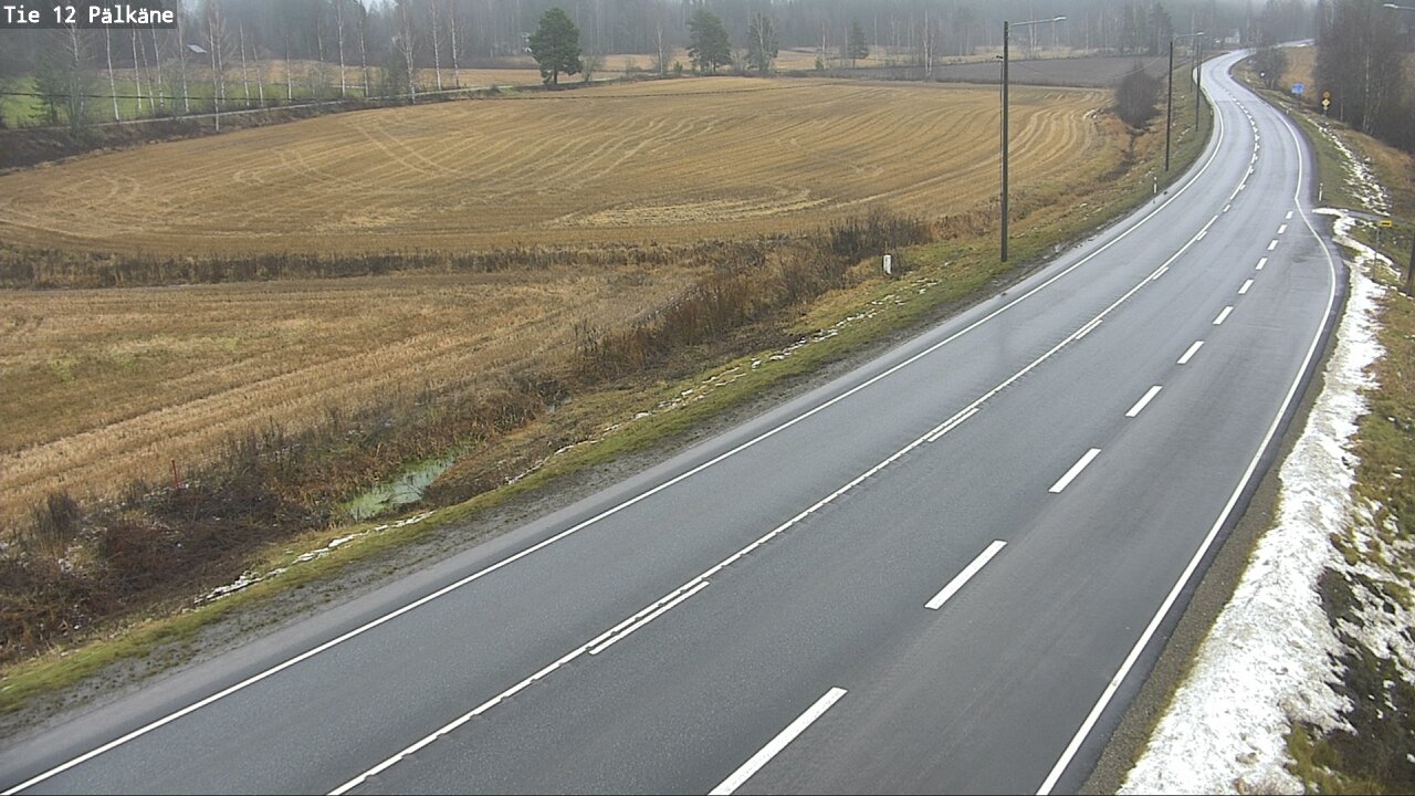 Weather Camera Image Väg 12 Pälkäne, Pälkäne, Pirkanmaa