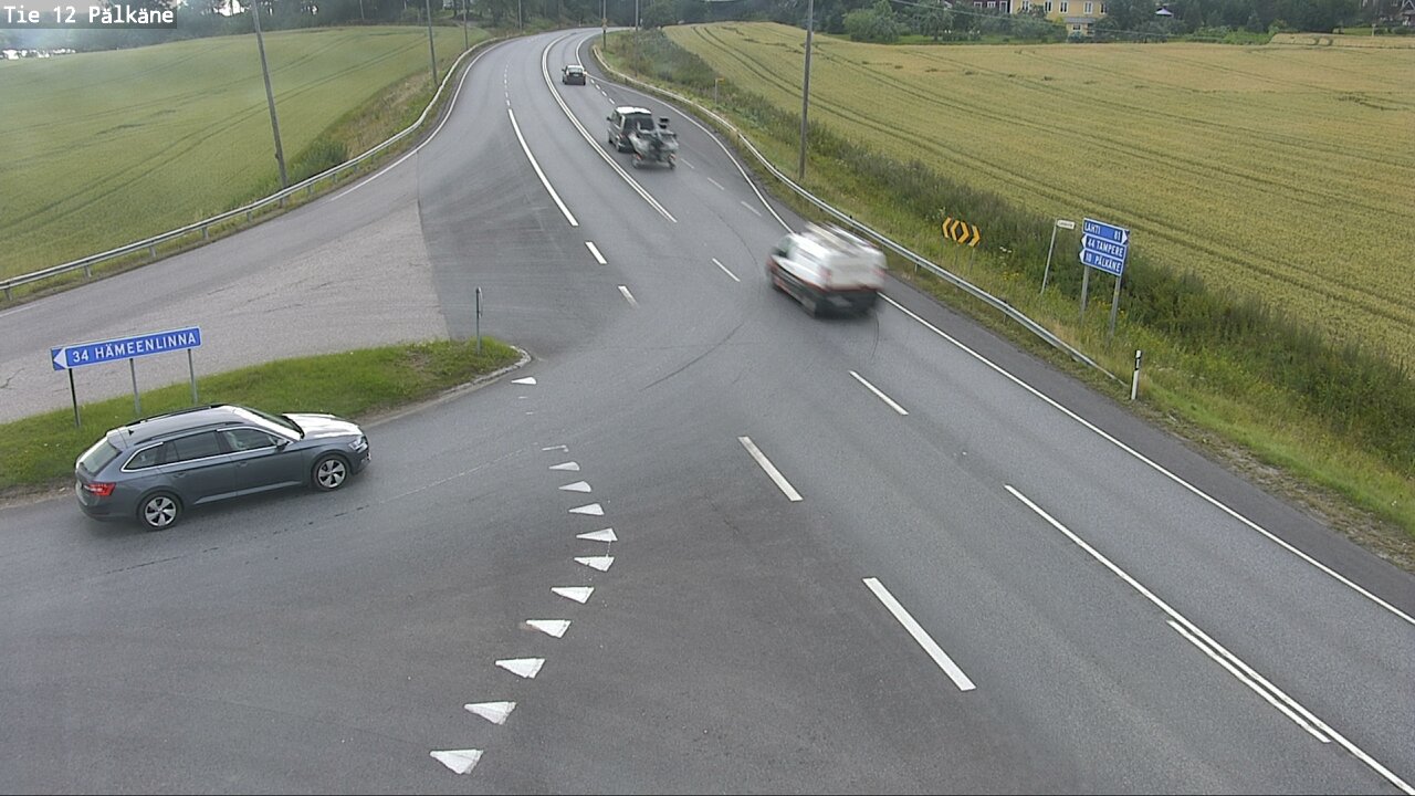 Weather Camera Image Road 12 Pälkäne, Pälkäne, Pirkanmaa