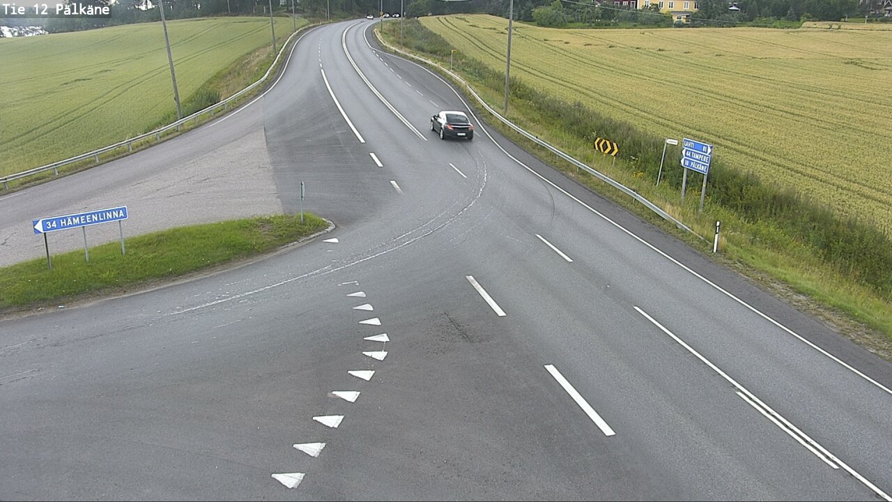 Weather Camera Image Road 12 Pälkäne, Pälkäne, Pirkanmaa