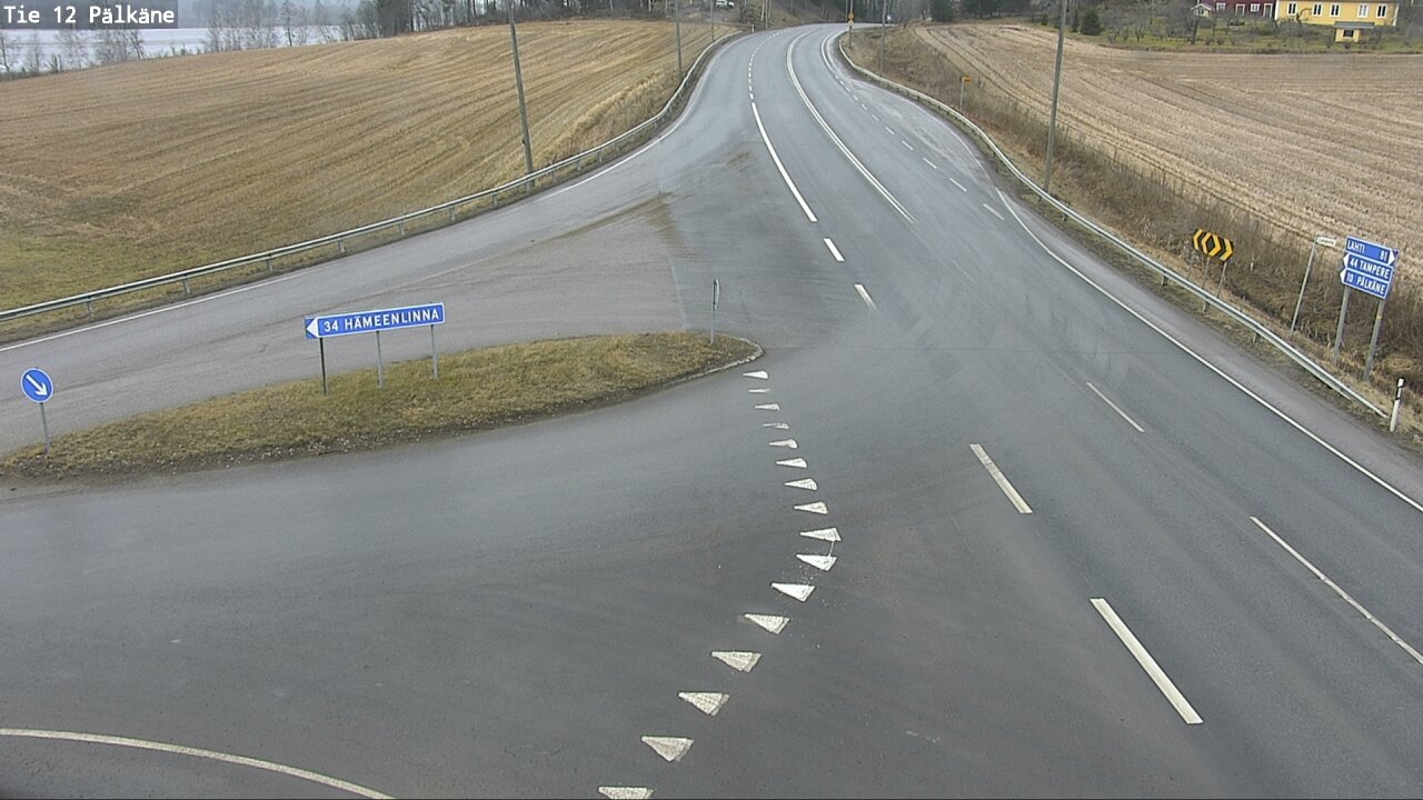 Weather Camera Image Väg 12 Pälkäne, Pälkäne, Pirkanmaa