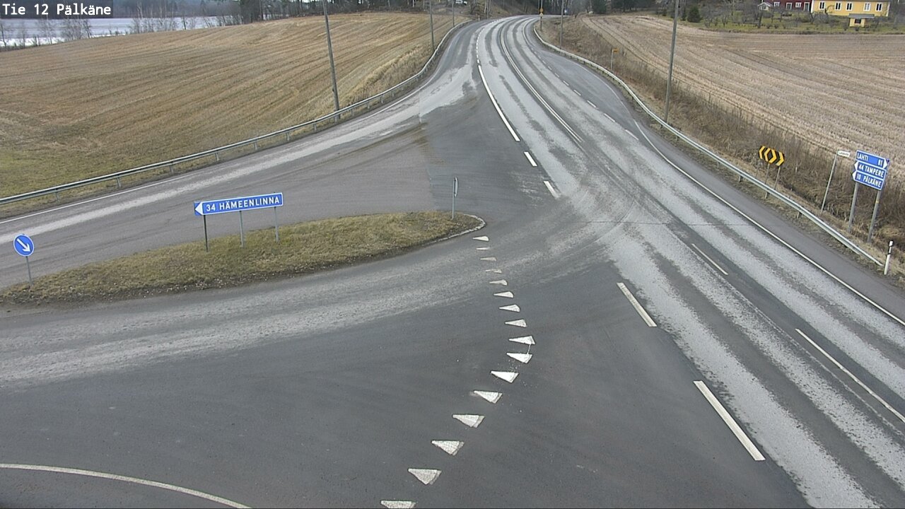 Weather Camera Image Road 12 Pälkäne, Pälkäne, Pirkanmaa