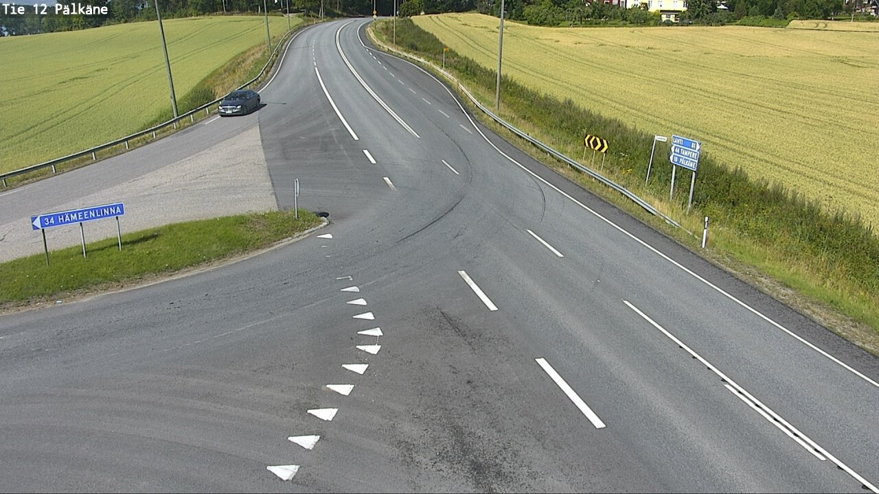 Weather Camera Image Road 12 Pälkäne, Pälkäne, Pirkanmaa
