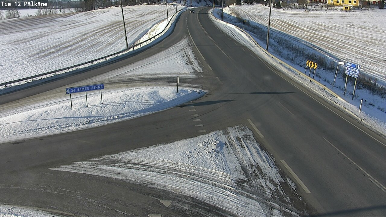 Weather Camera Image Road 12 Pälkäne, Pälkäne, Pirkanmaa