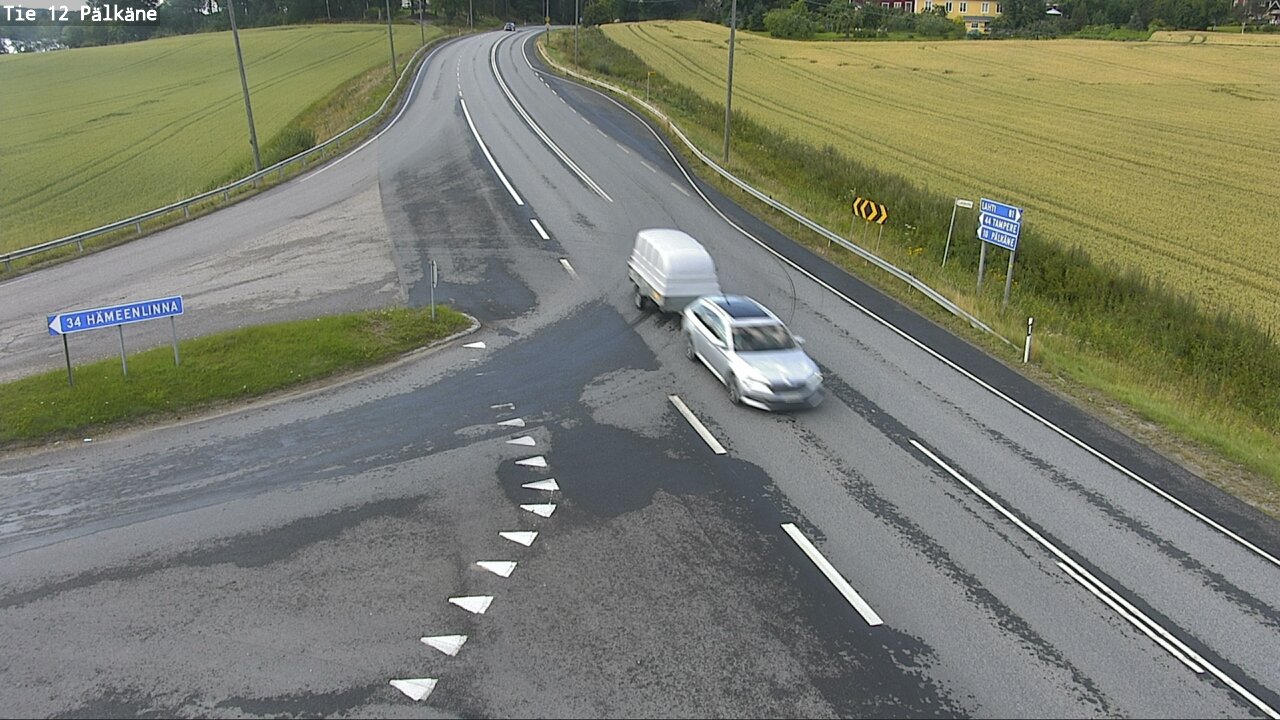 Weather Camera Image Road 12 Pälkäne, Pälkäne, Pirkanmaa