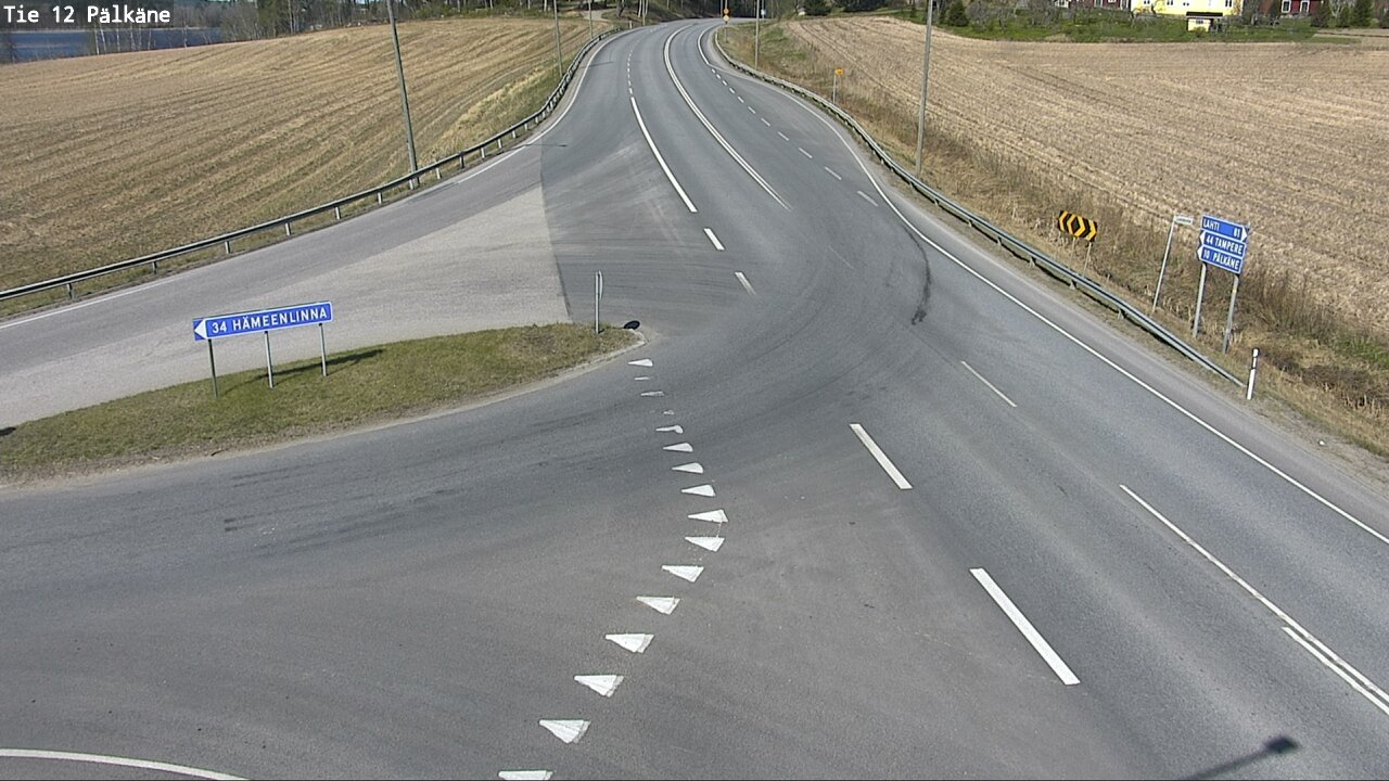 Weather Camera Image Väg 12 Pälkäne, Pälkäne, Pirkanmaa