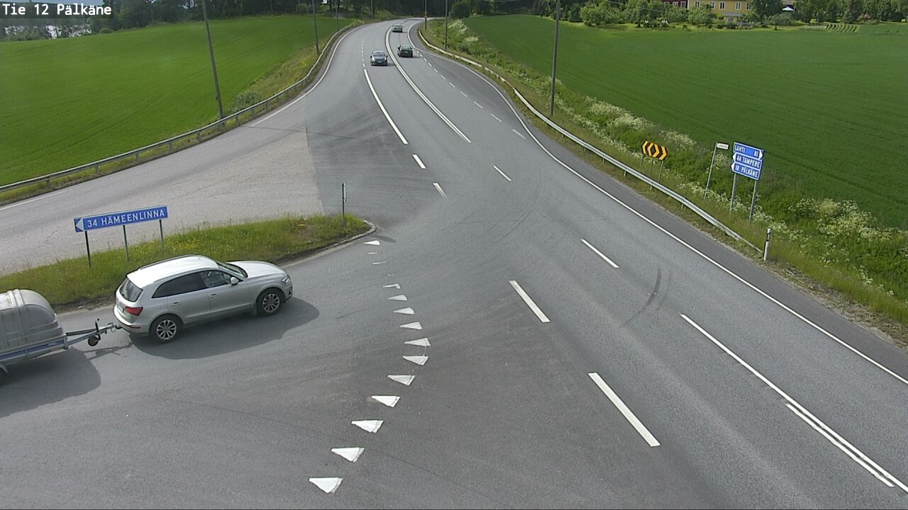 Weather Camera Image Väg 12 Pälkäne, Pälkäne, Pirkanmaa