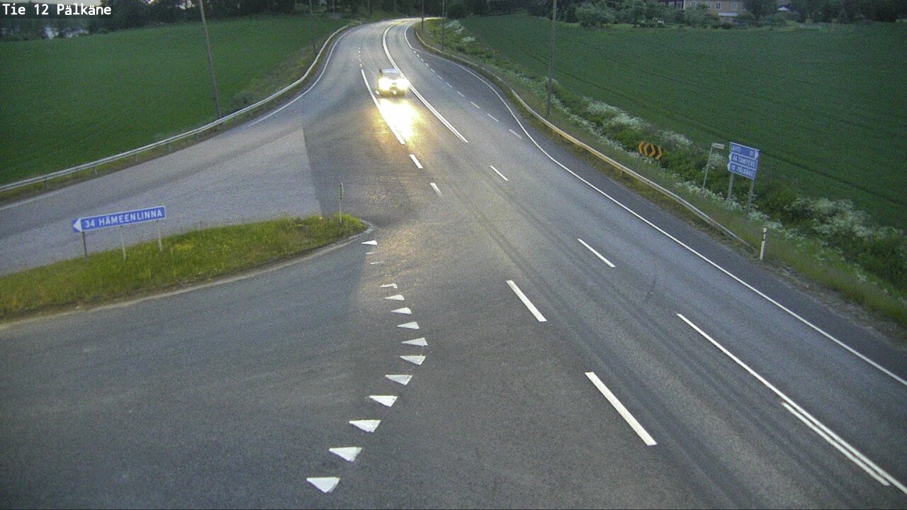 Weather Camera Image Väg 12 Pälkäne, Pälkäne, Pirkanmaa