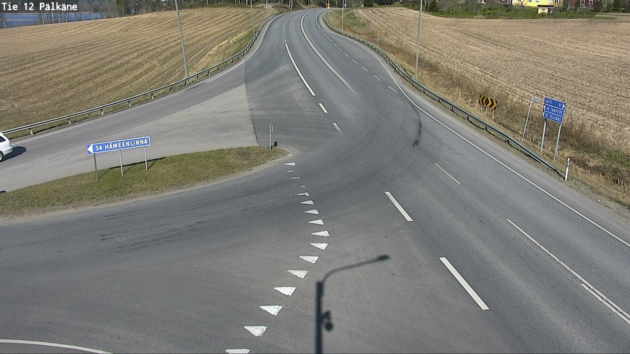Weather Camera Image Väg 12 Pälkäne, Pälkäne, Pirkanmaa